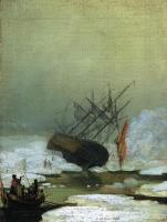 Friedrich, Caspar David - Wreck By The Sea